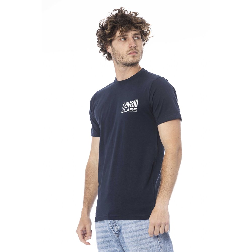 Blue Cotton Men T-Shirt - SEHABRANDS