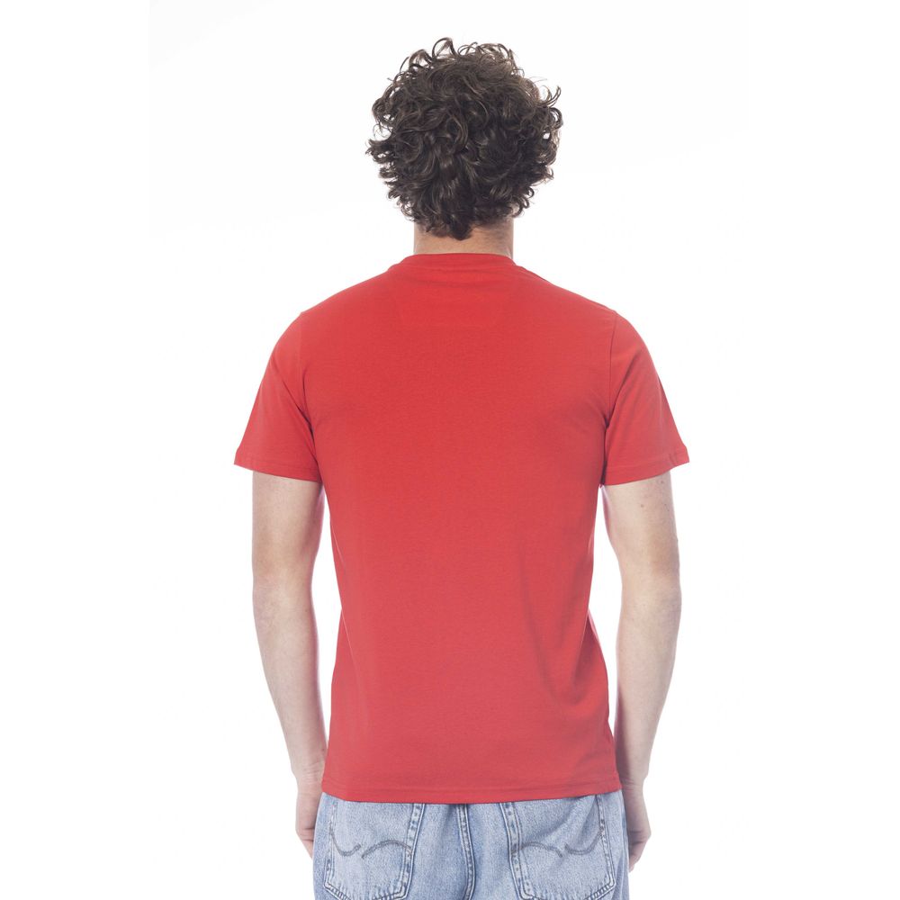 Red Cotton Men T-Shirt - SEHABRANDS