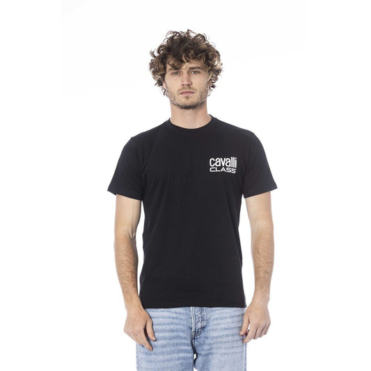 Black Cotton Men T-Shirt - SEHABRANDS