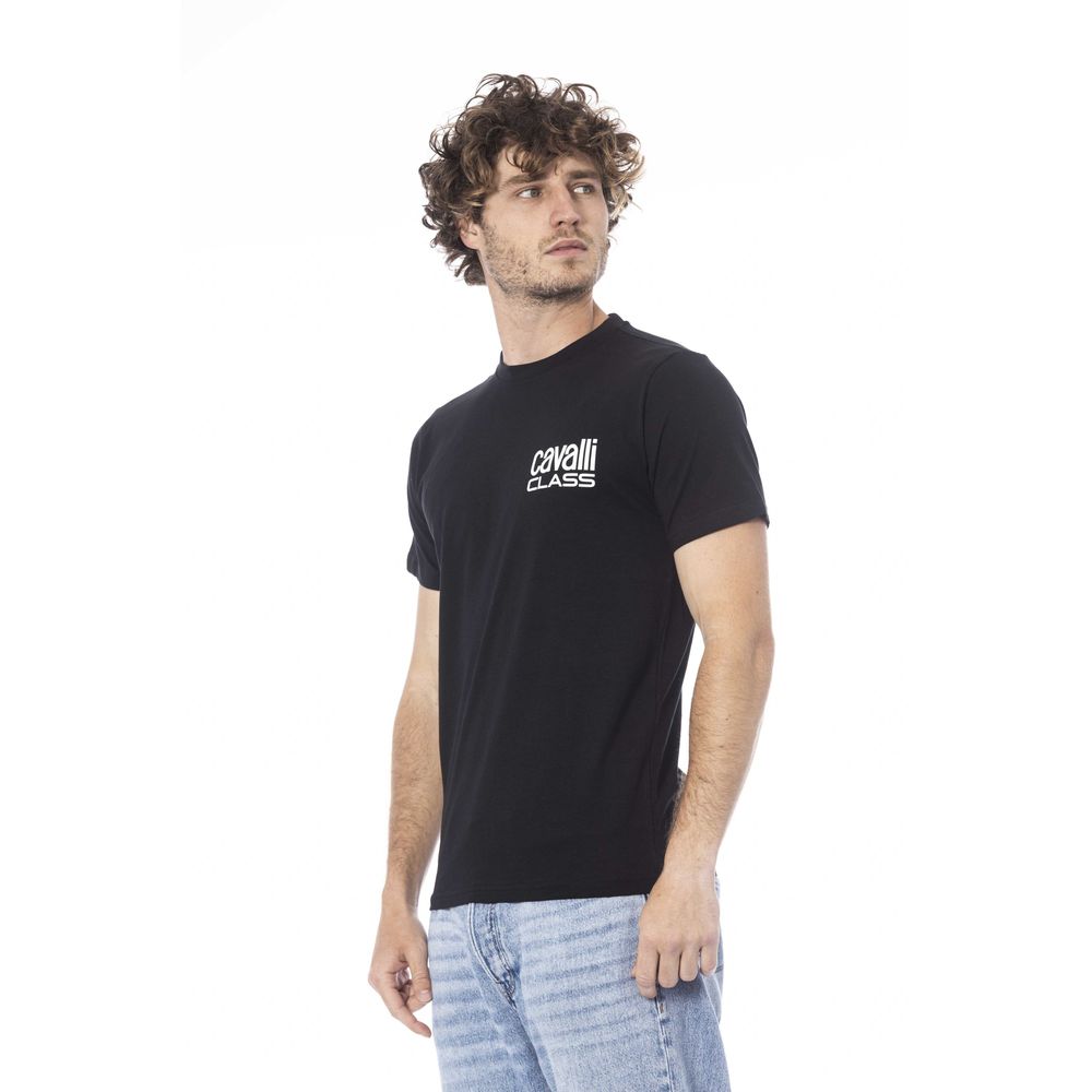 Black Cotton Men T-Shirt - SEHABRANDS