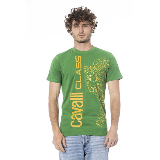 Green Cotton Men T-Shirt - SEHABRANDS