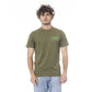 Green Cotton Men T-Shirt - SEHABRANDS