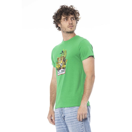 Green Cotton Men T-Shirt - SEHABRANDS