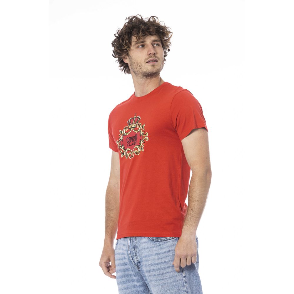 Red Cotton Men T-Shirt - SEHABRANDS