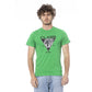 Green Cotton Men T-Shirt - SEHABRANDS