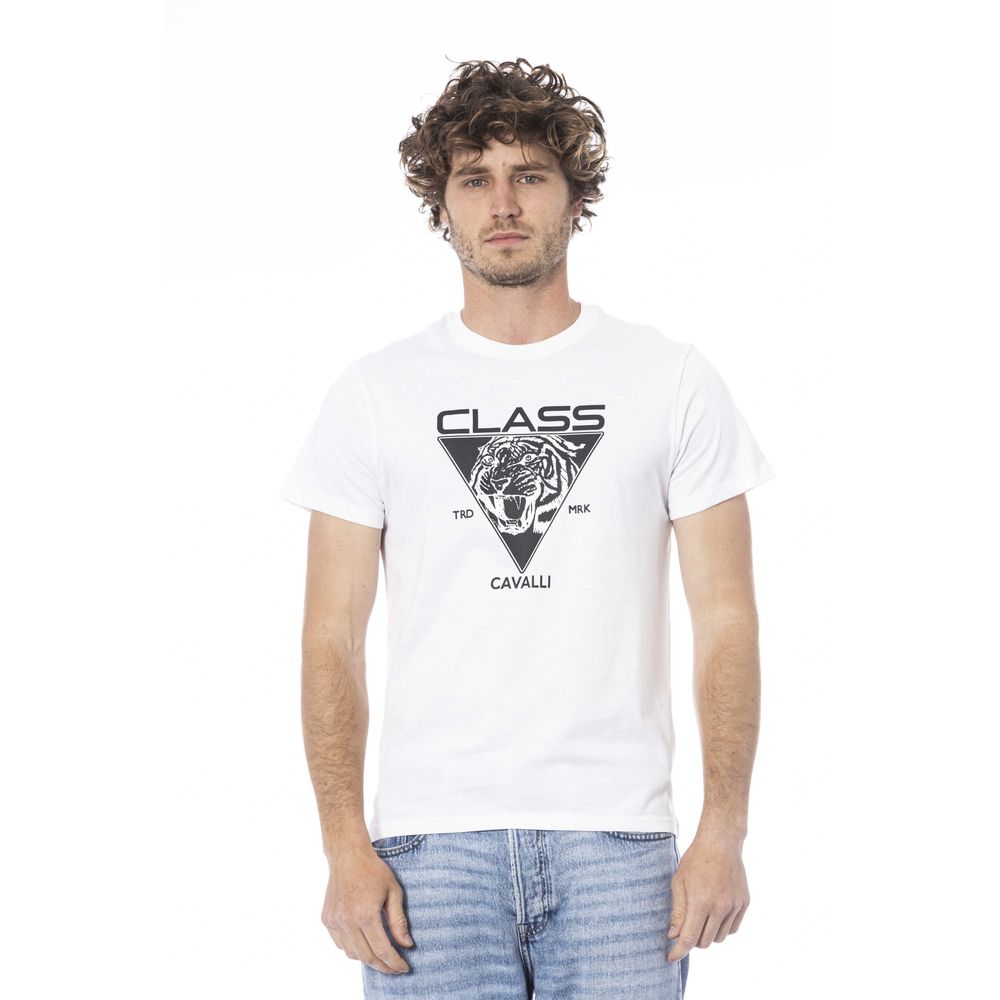 White Cotton Men T-Shirt - SEHABRANDS