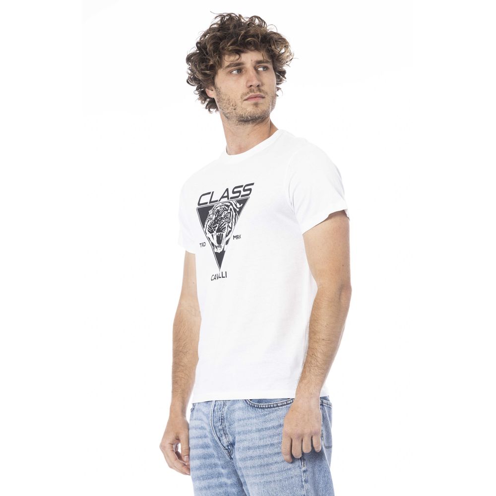 White Cotton Men T-Shirt - SEHABRANDS