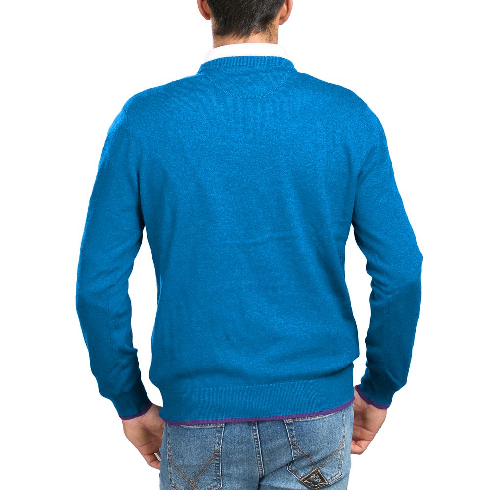 Light Blue Acrylic Sweater - SEHABRANDS