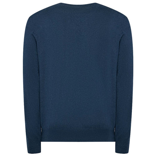 Light Blue Cotton Sweater - SEHABRANDS