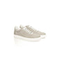 Gray Leather Men's Sneaker - SEHABRANDS