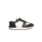 Black Leather Men Sneaker - SEHABRANDS