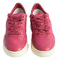 Fuchsia Leather Di Capra Sneaker - SEHABRANDS