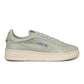 Green Leather Sneaker - SEHABRANDS