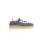 Blue Polyester Men Sneaker - SEHABRANDS