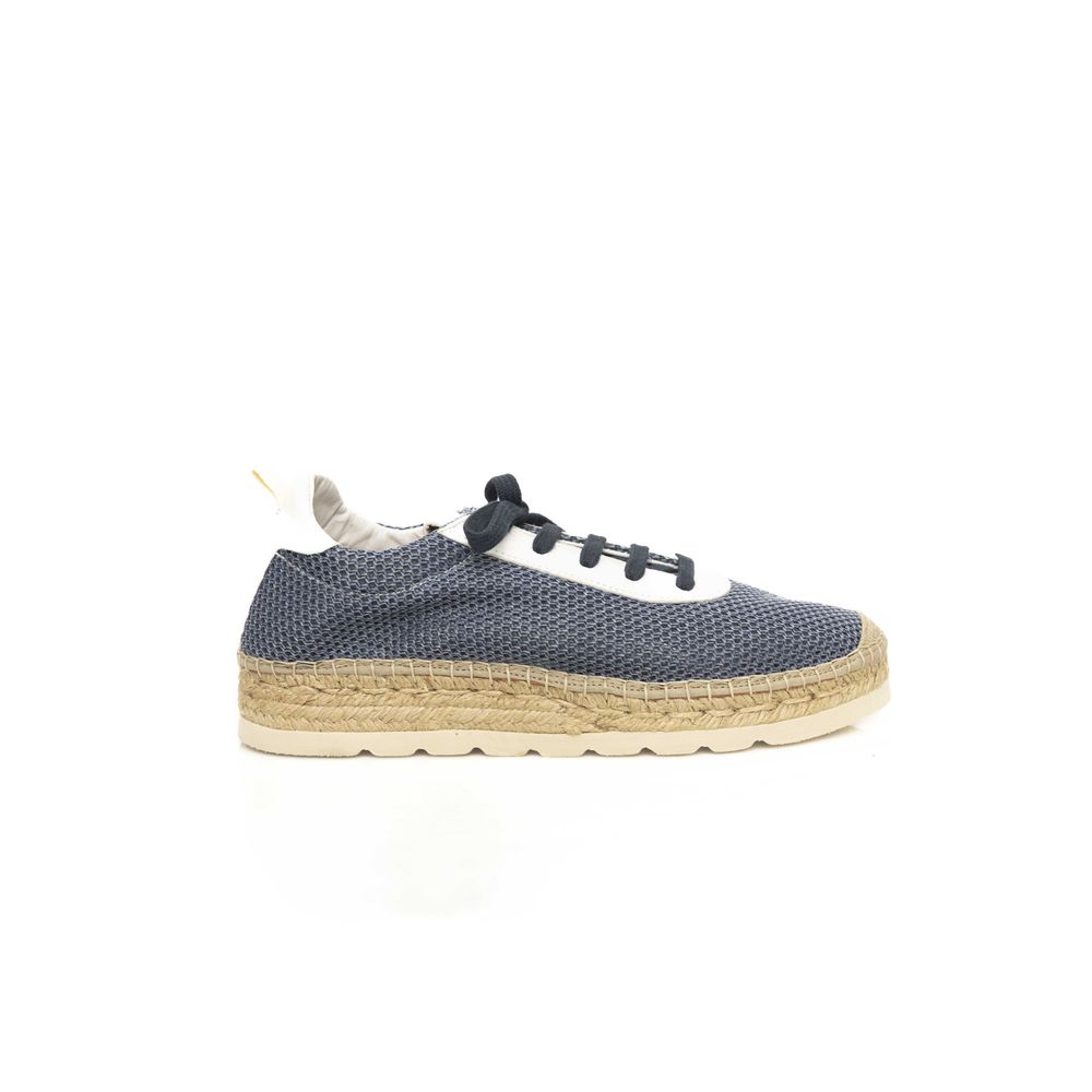 Blue Polyester Men Sneaker - SEHABRANDS