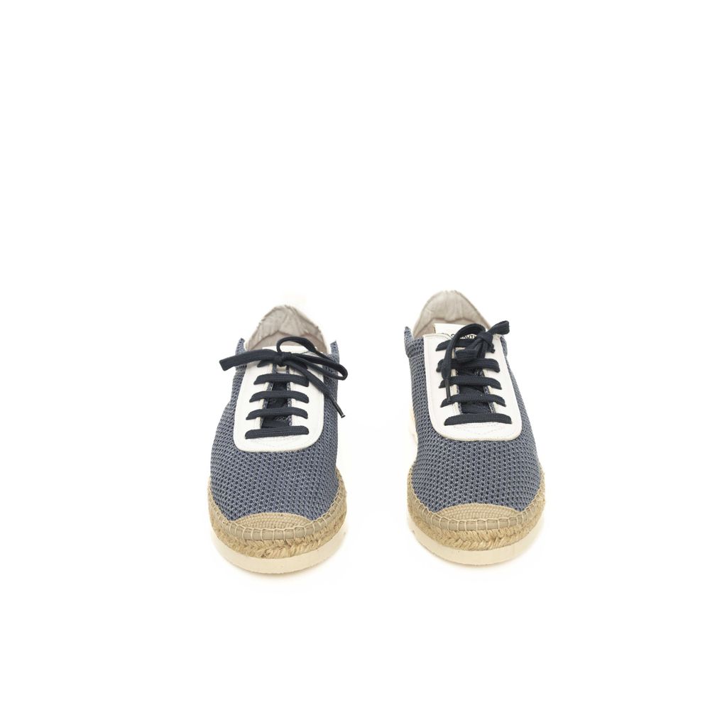 Blue Polyester Men Sneaker - SEHABRANDS