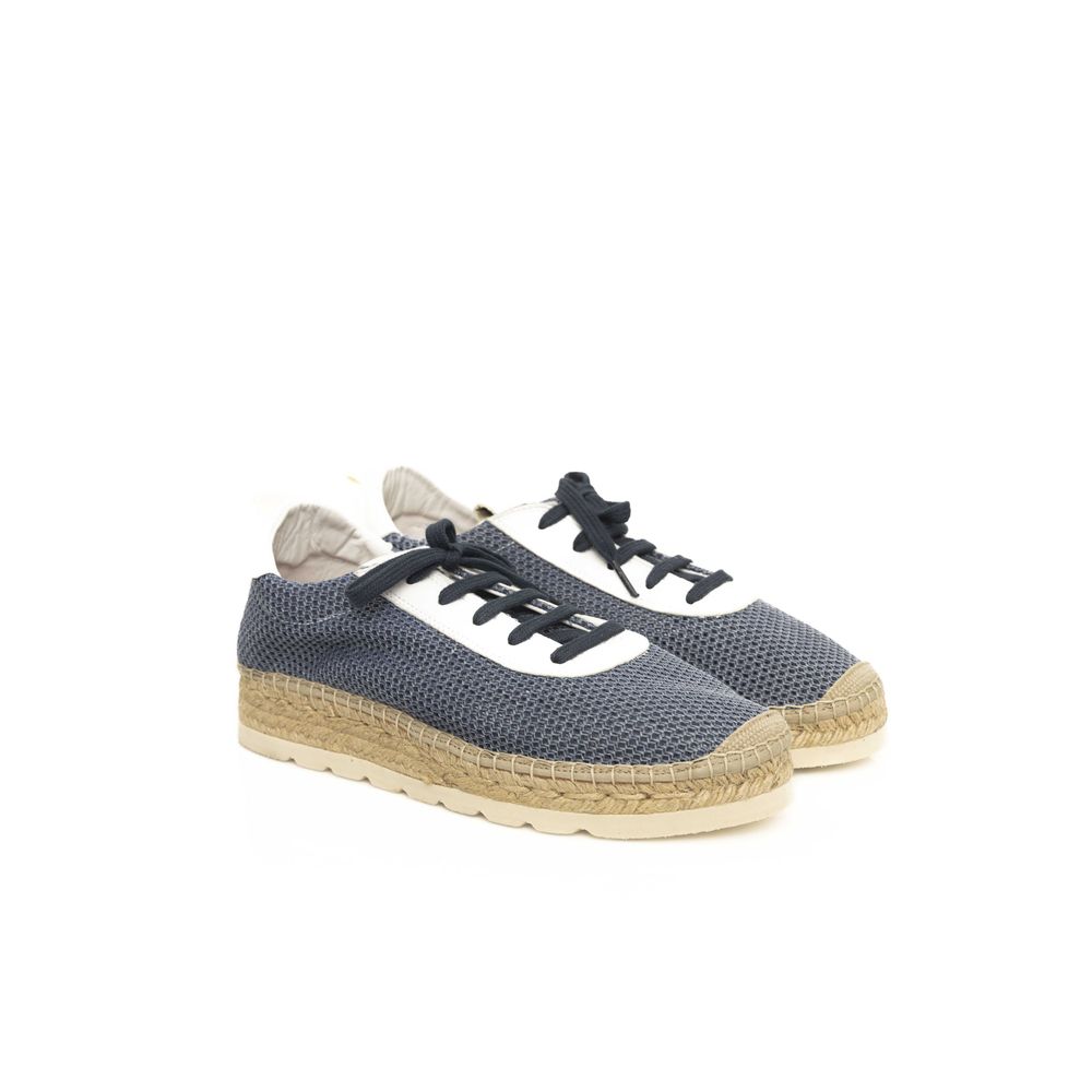 Blue Polyester Men Sneaker - SEHABRANDS