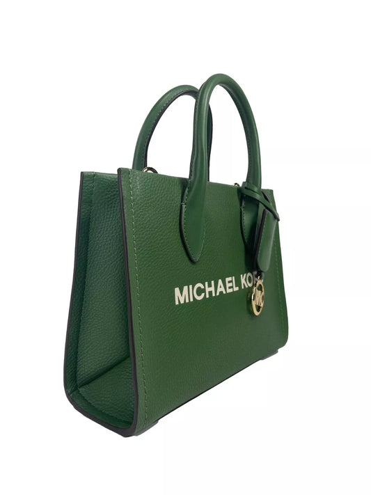 Mirella Small Leather Top Zip Shopper Tote Bag - SEHABRANDS