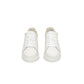 White Leather Women Sneaker - SEHABRANDS