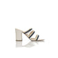 White Goat Leather Women Sandal - SEHABRANDS