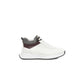 White Leather Women Sneaker - SEHABRANDS