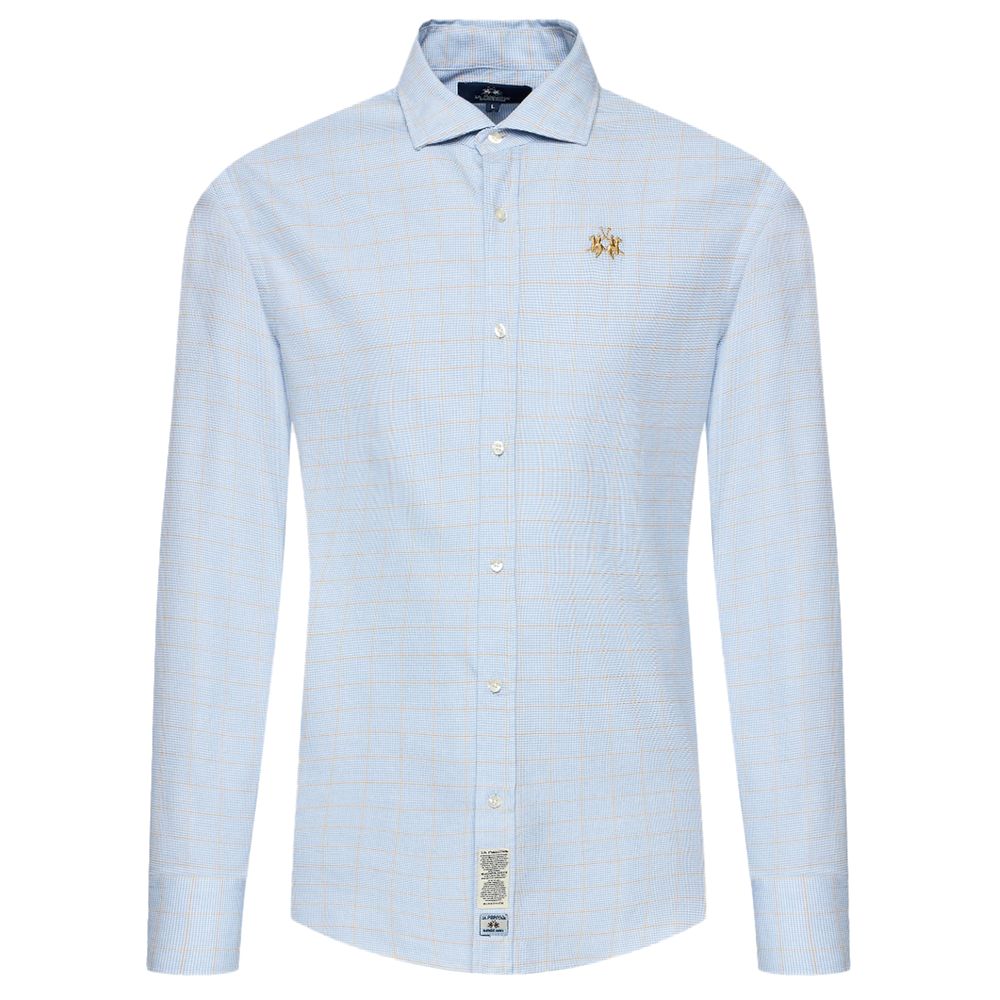 Light Blue Cotton Shirt - SEHABRANDS