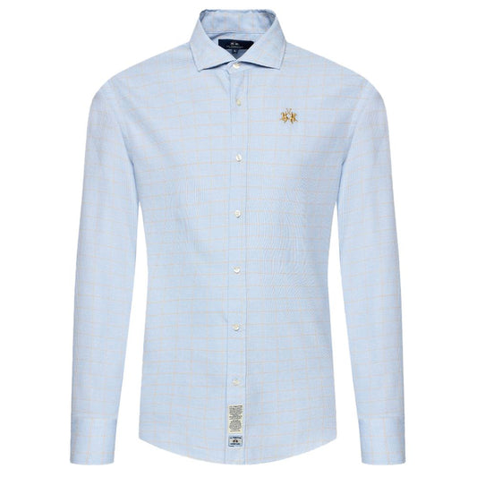 Light Blue Cotton Shirt - SEHABRANDS