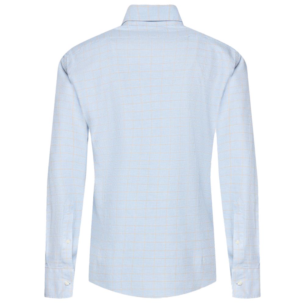 Light Blue Cotton Shirt - SEHABRANDS