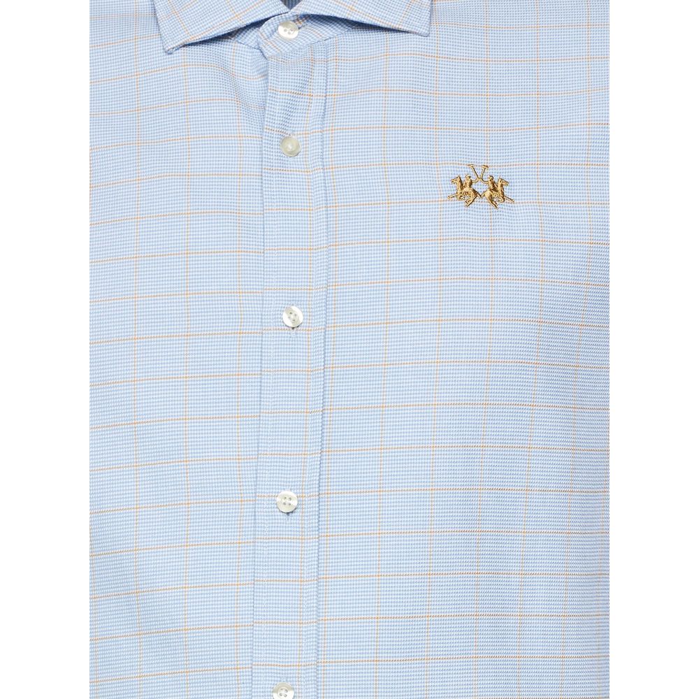 Light Blue Cotton Shirt - SEHABRANDS