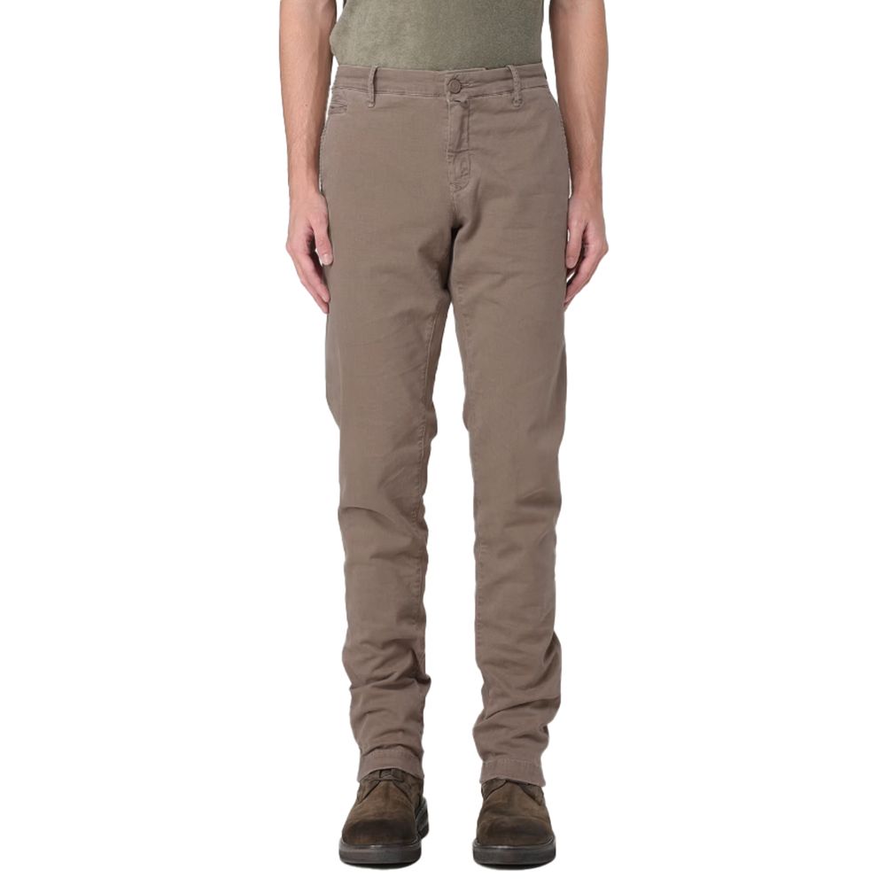 Brown Cotton Jeans & Pant - SEHABRANDS