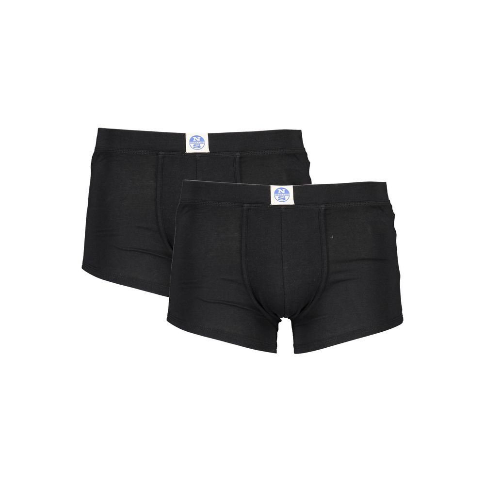 Black Cotton Underwear - SEHABRANDS