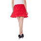 Red Polyester Skirt - SEHABRANDS