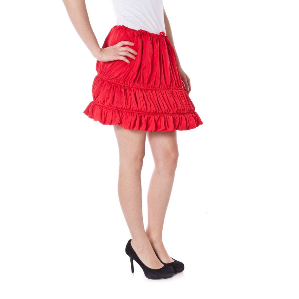 Red Polyester Skirt - SEHABRANDS