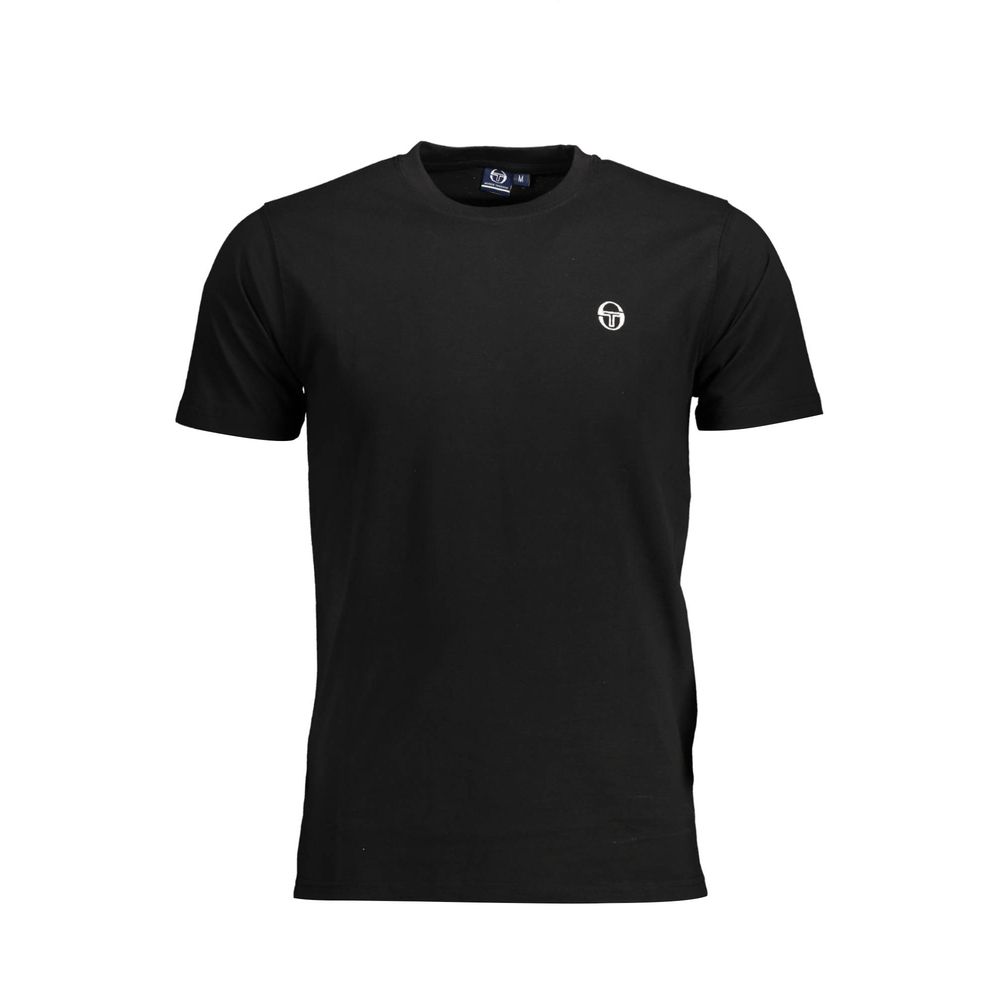 Black Cotton T-Shirt - SEHABRANDS