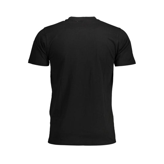 Black Cotton T-Shirt - SEHABRANDS