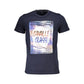 Cavalli Class Blue Cotton T-Shirt