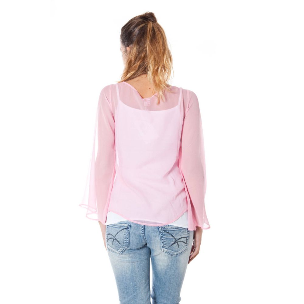 Pink Silk Tops & T-Shirt - SEHABRANDS