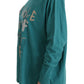 Elegant Crewneck Cotton Sweater in Green - SEHABRANDS