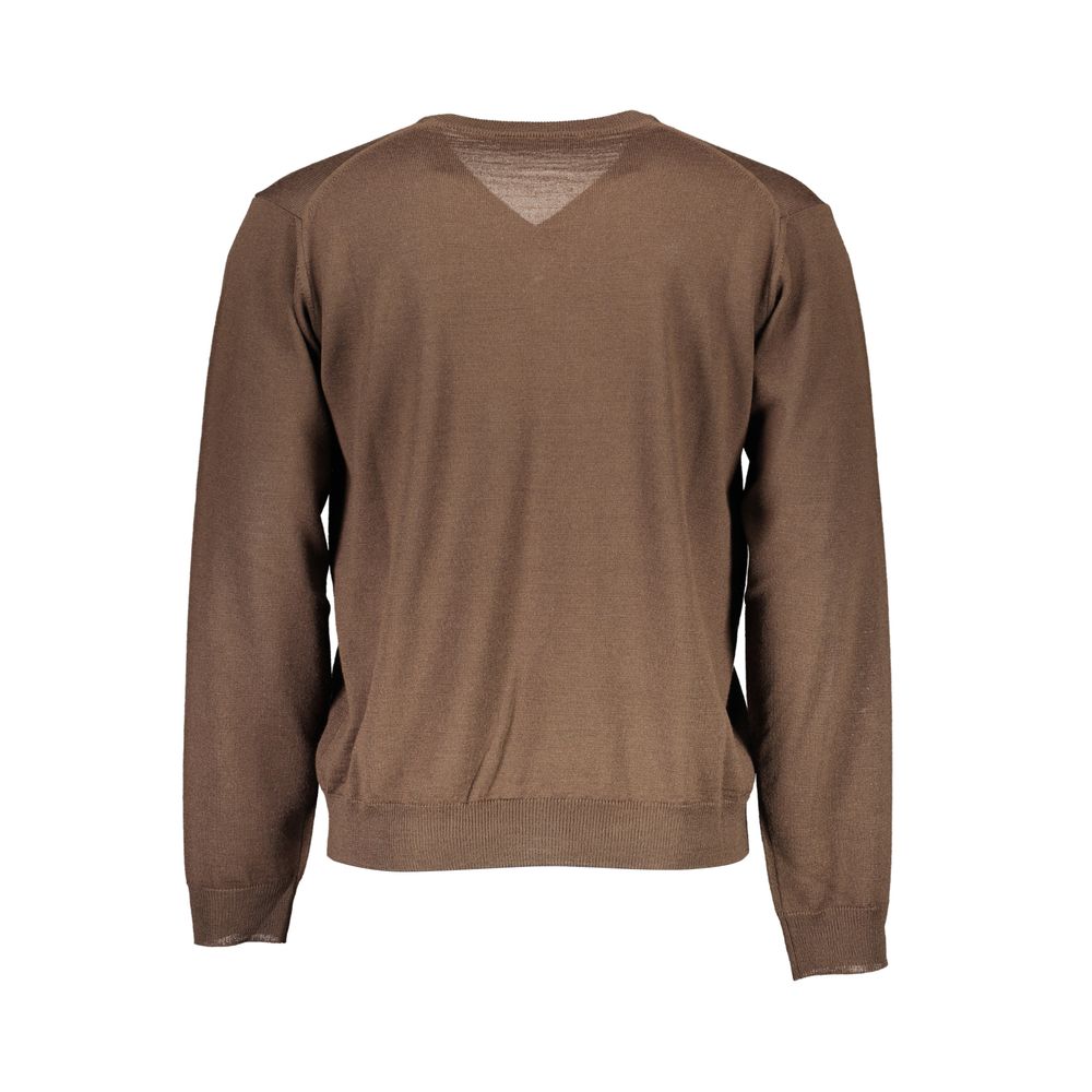 Brown Wool Sweater - SEHABRANDS