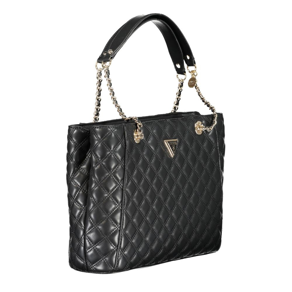 Black Polyethylene Handbag - SEHABRANDS