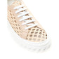 Casadei Chic Beige Leather Sneakers - SEHABRANDS