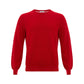 Gran Sasso Red Cotton Sweater - SEHABRANDS