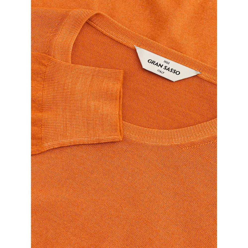 Orange Wool Sweater - SEHABRANDS