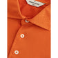 Elegant Orange Cotton Polo for Men - SEHABRANDS