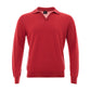 Elegant Fuchsia Wool Polo Shirt for Men - SEHABRANDS