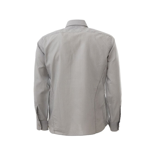 Elegant Cotton Gray Shirt for Men - SEHABRANDS