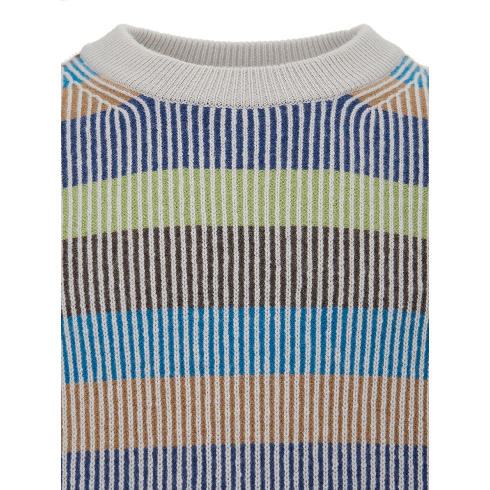 Elegant Multicolor Cashmere Sweater for Men - SEHABRANDS