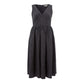 Elegant Black Polyethylene Dress - SEHABRANDS