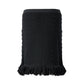 Elegant Black Cotton Skirt - SEHABRANDS