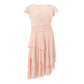 Elegant Pink Acetate Dress - SEHABRANDS